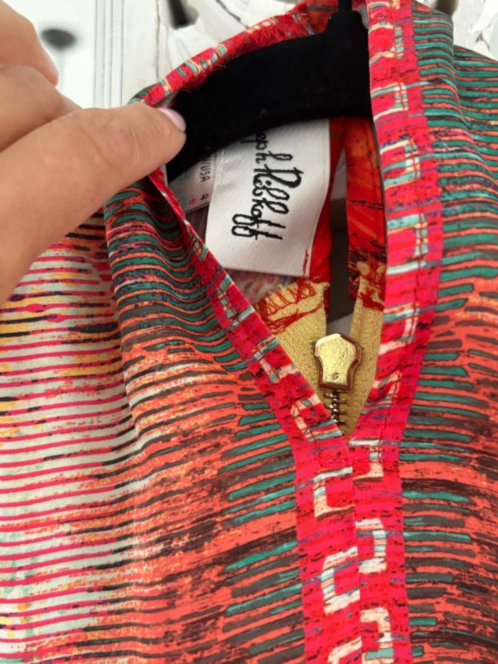 ✨Joseph Ribkoff Kaleidoscopic Prints "Wearable Art" Blouse✨ - Picture 2 of 8